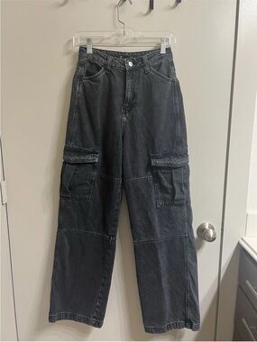 Divided Black Cargo Jeans